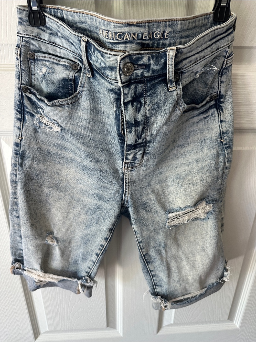 American Eagle Outfitters super stretch Distressed Denim Shorts
